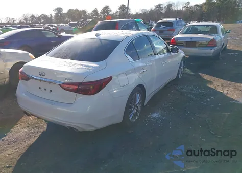 2019 Infiniti Q50 3.0T Luxe из США, поврежденный, VIN JN1EV7AP3KM517125